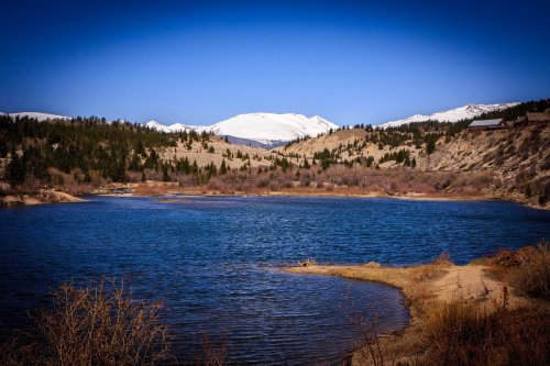 More mountains and the river